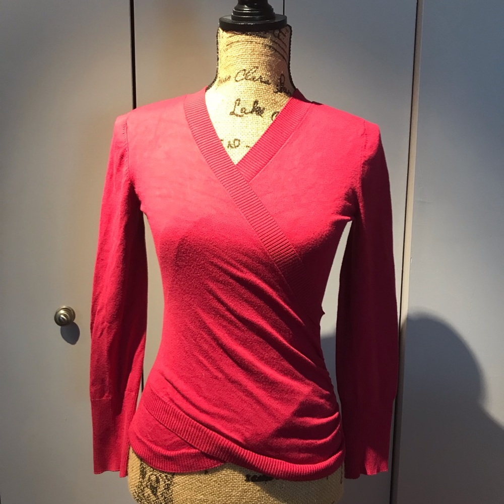 beautiful cranberry red sweater